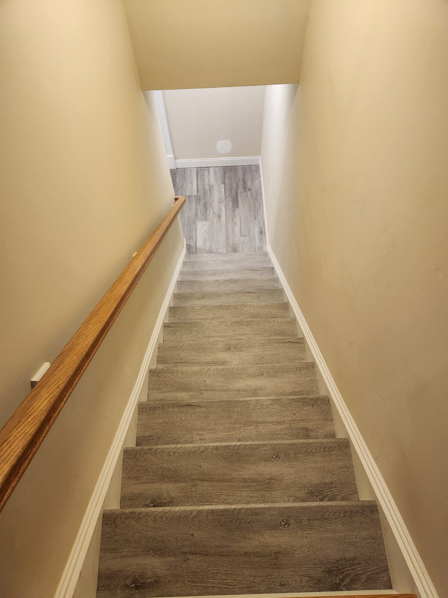 Stair flooring installation by WA Hardwood Pro