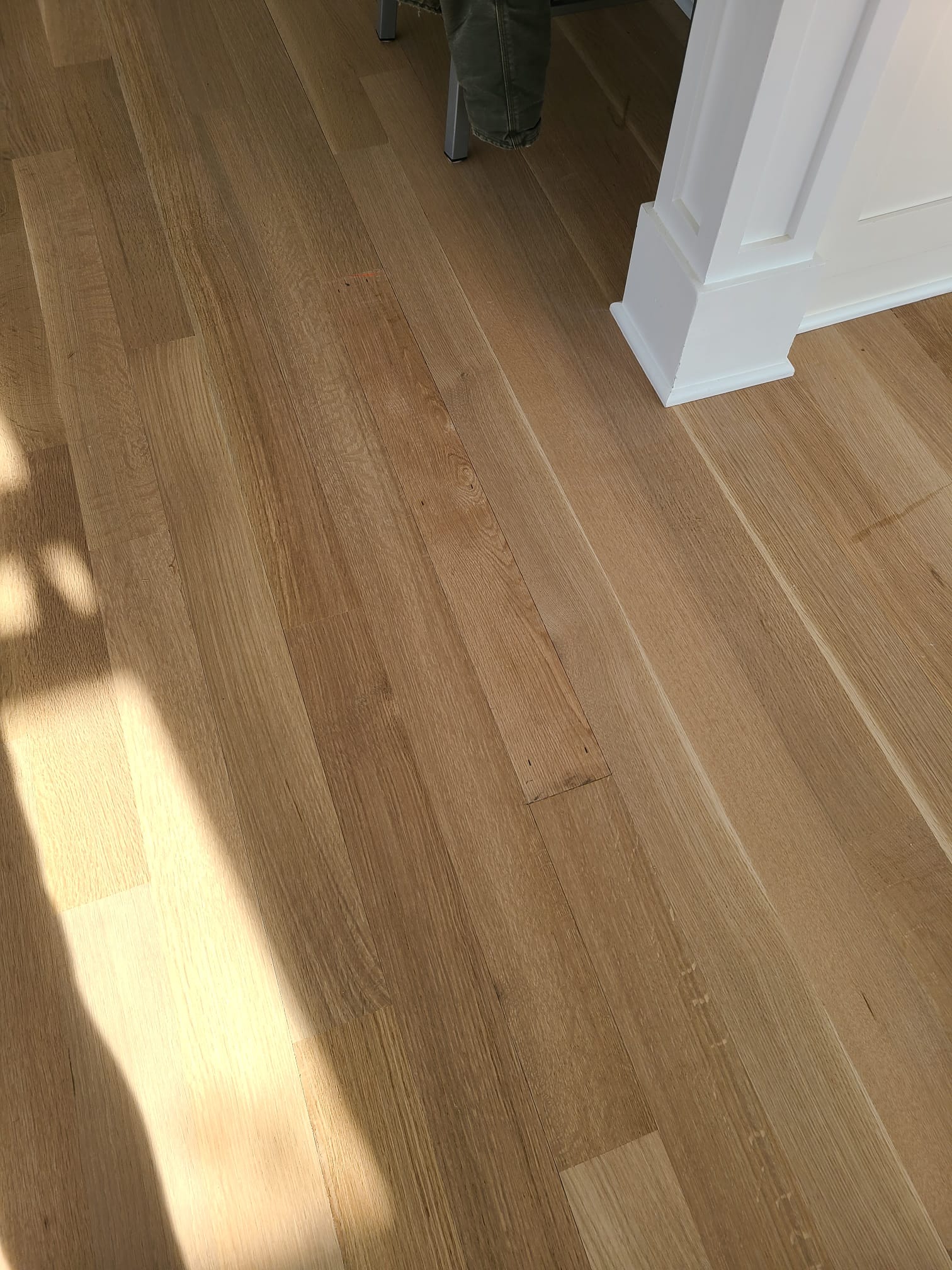 Vinyl plank flooring installation
